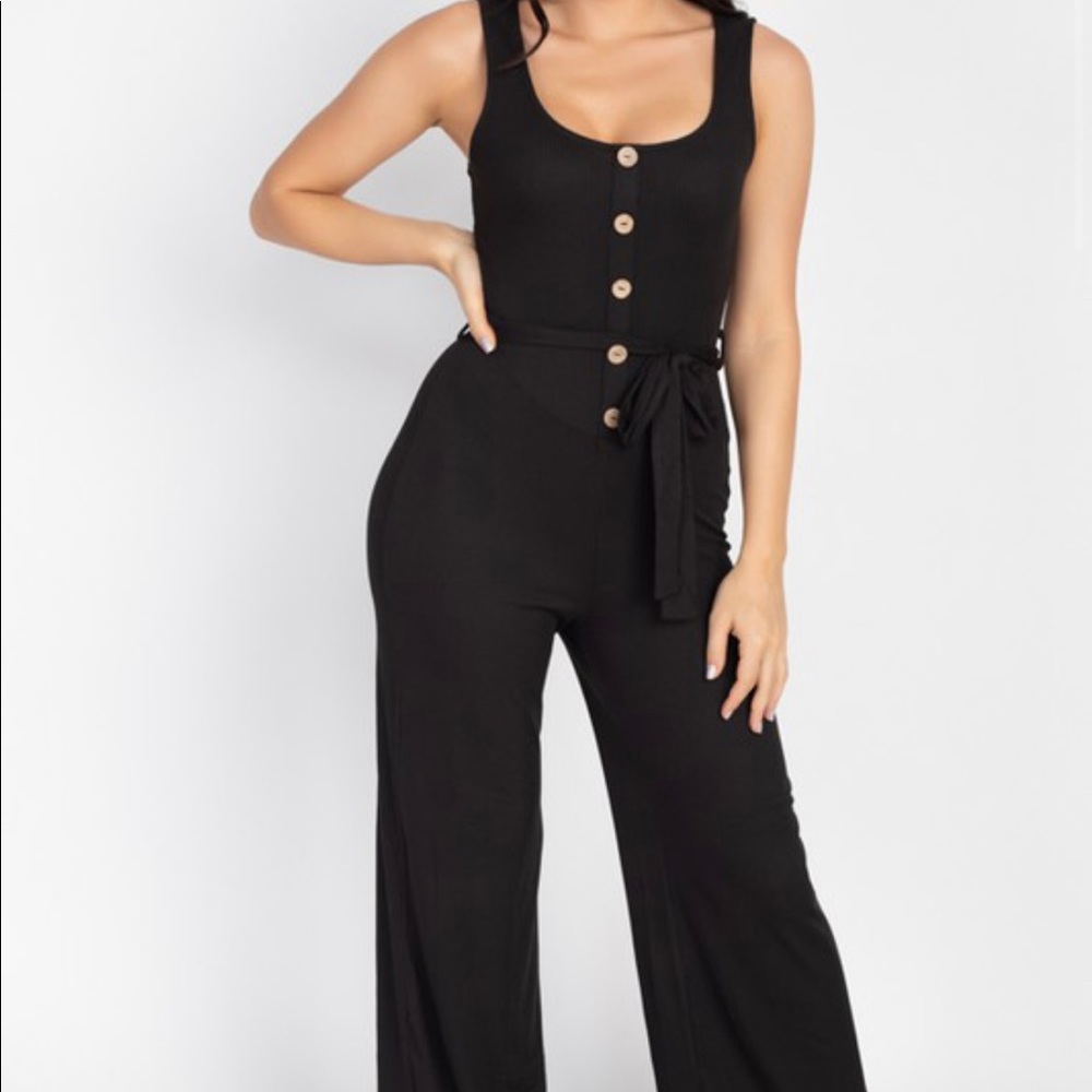 Black modesty Jumpsuit